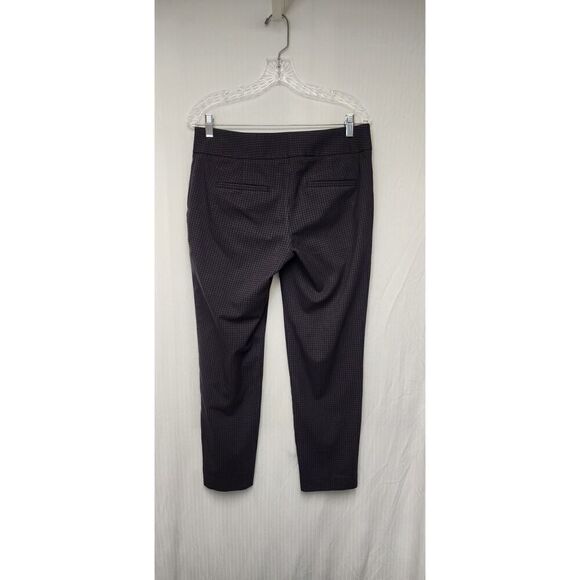 Ann Taylor Loft Marisa Ankle Fit Casual Dress Pants Size 4 Color Black/Red - Picture 3 of 7